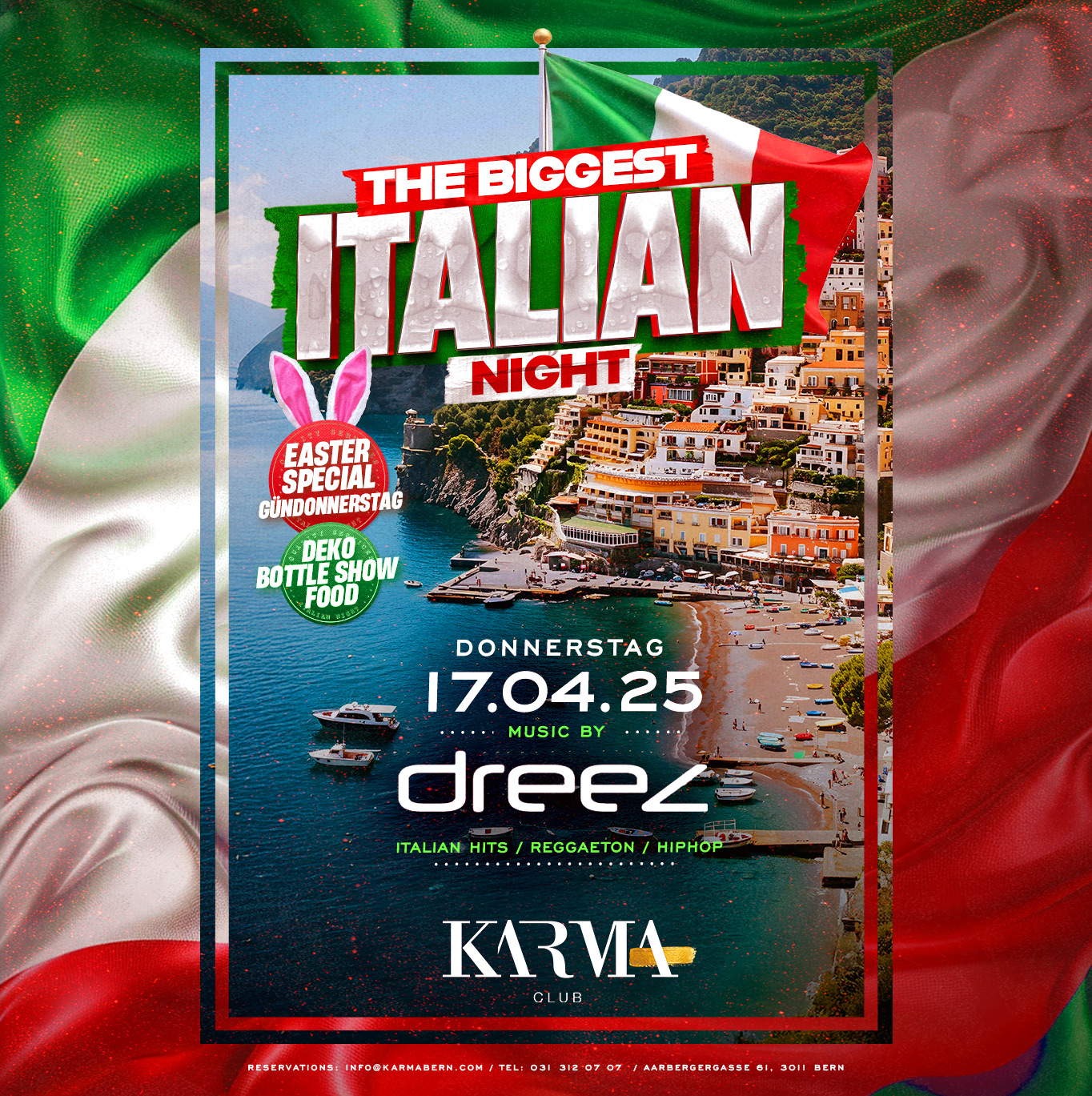 the biggest italian night