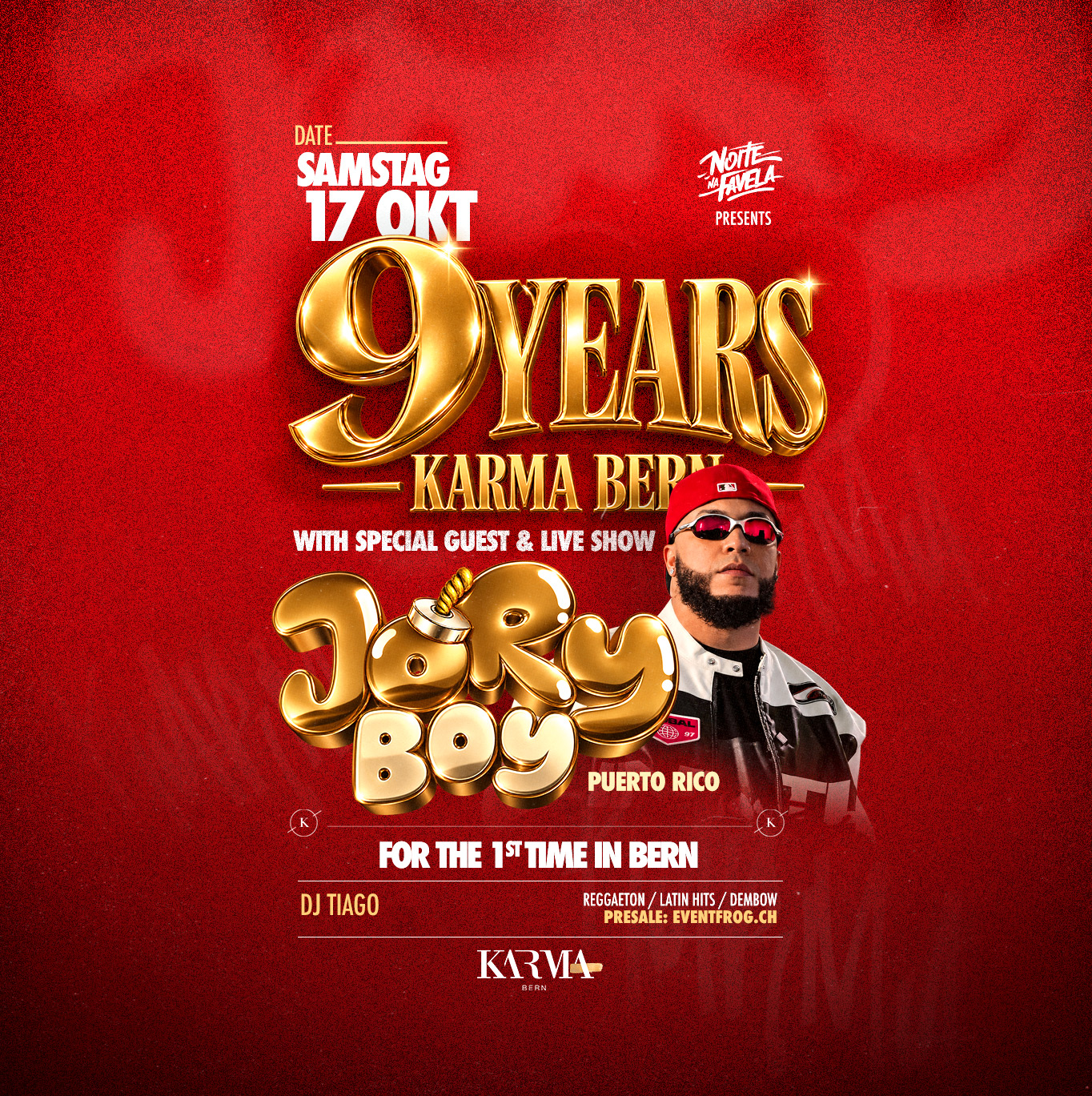 9 years karma club with special guest jory boy