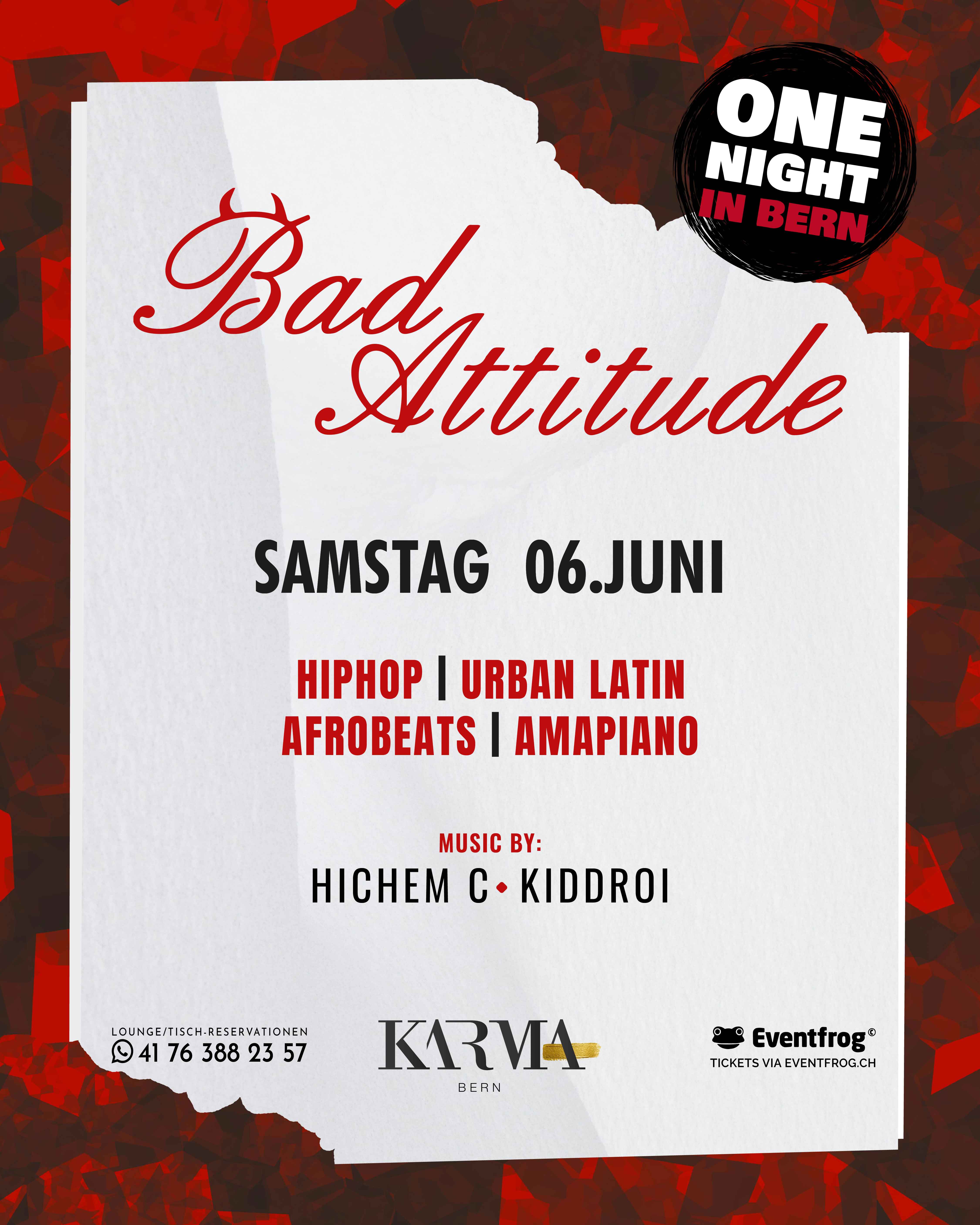 bad attitude
