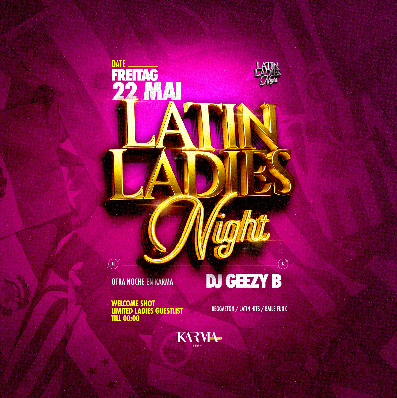 latin ladies night