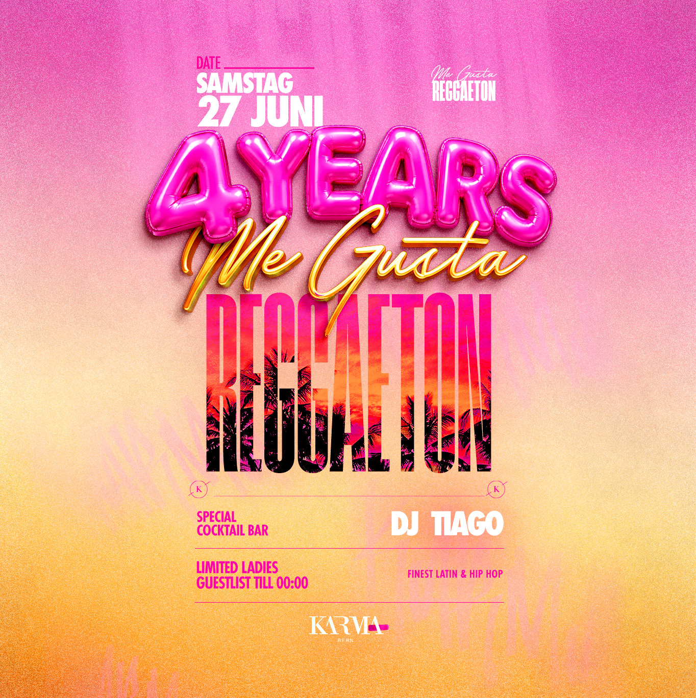 4 years me gusta reggaeton