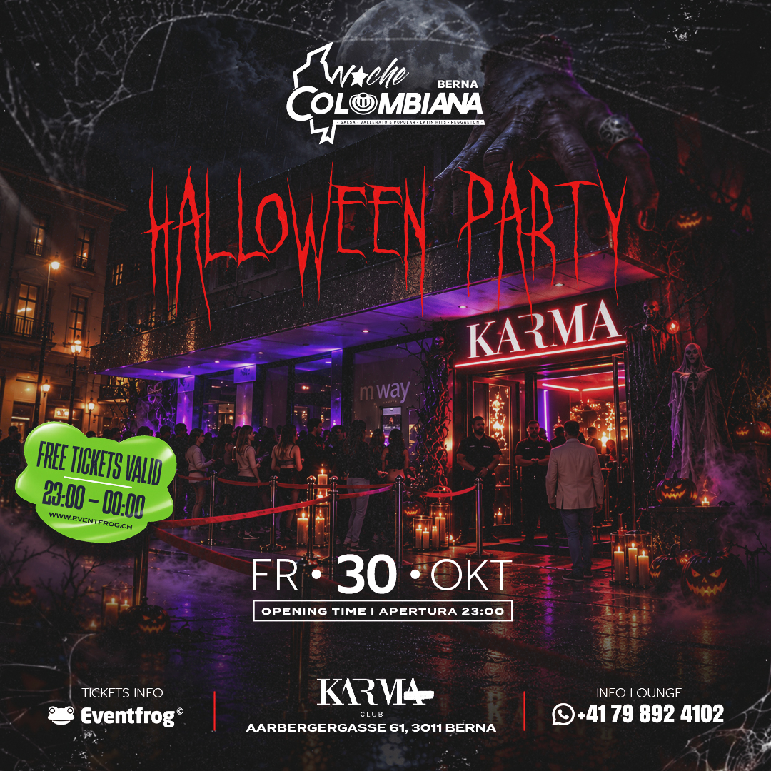 noche colombiana halloween night
