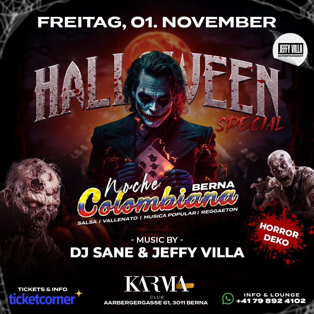 noche colombiana halloween special